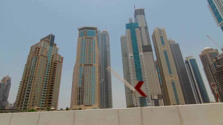 Skyline view of Emaar Valley Phase 2 with prominent modern buildings, symbolic of high-security measures.